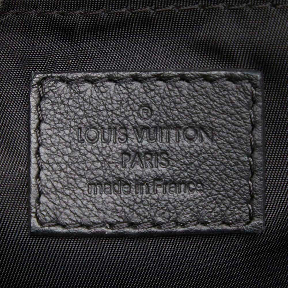 LOUIS VUITTON Black Leather Backpack - Picture 9 of 10